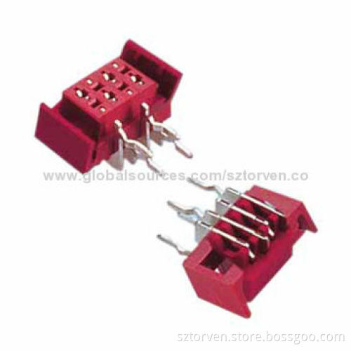Micro Match Socket, Right Angle, DIP-type with LatchNew
